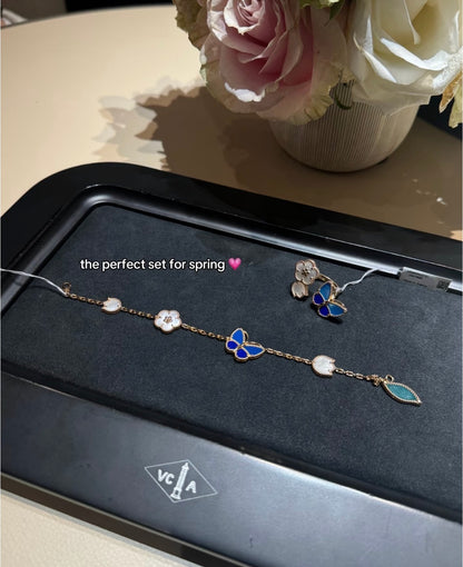 [Regalia jewelry]LUCKY SPRING BUTTERFLY 5 MOTIF BRACELET